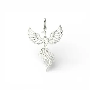 Срібна підвіска Вогняний Фенікс  