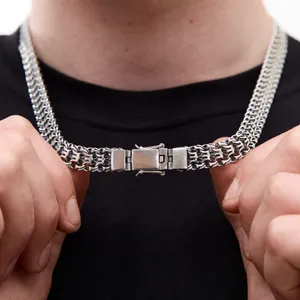 Срібний ланцюжок Тризуб з коробкою  зображення 4