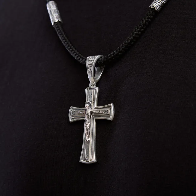 Срібний чоловічий набір Життя   зображення 3