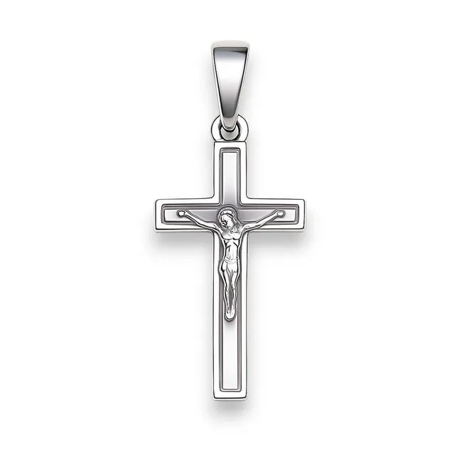 Срібний хрестик Тонкий  