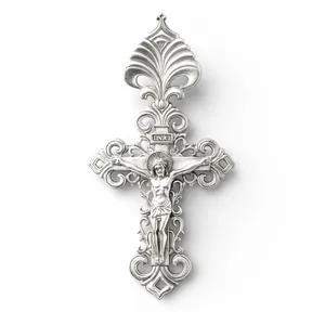 Срібний хрестик Любов  