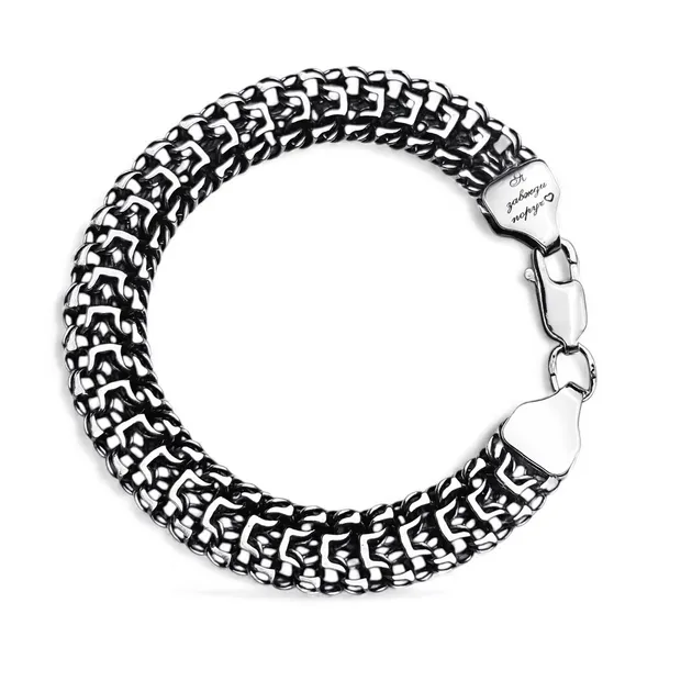 Серебрянный браслет Фараон 