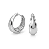 Серебряные серьги Капля