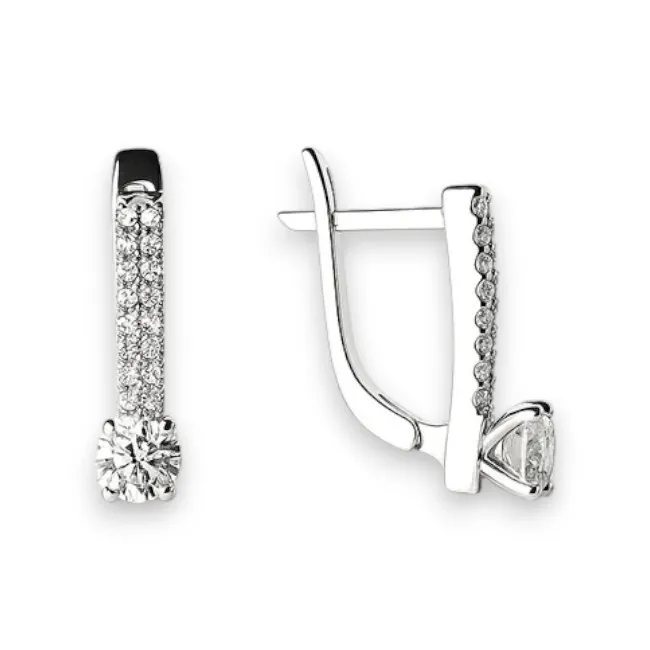 Срібні сережки Верона  