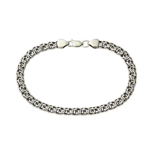 Срібний браслет Класичний Бісмарк