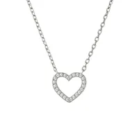 Срібне кольє Сердечко 