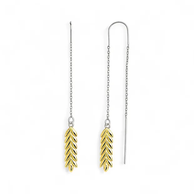 Срібні Сережки Колоски