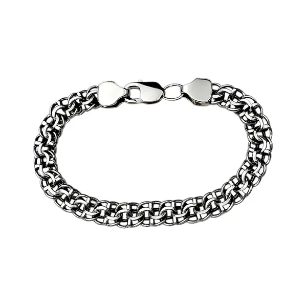 Срібний браслет Класичний Бісмарк