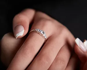 Срібна каблучка Джулія та Коробка під набір "Балабінка"  зображення 2