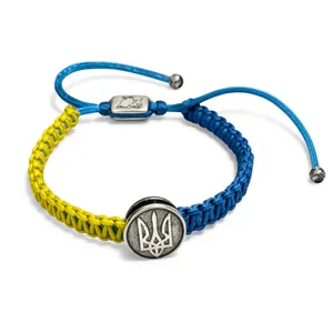 Braided silver bracelet 