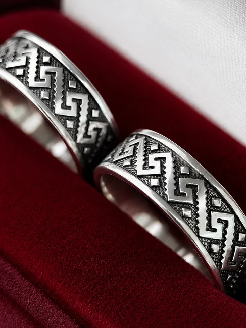 Серебряное кольцо Вышиванка   зображення 7