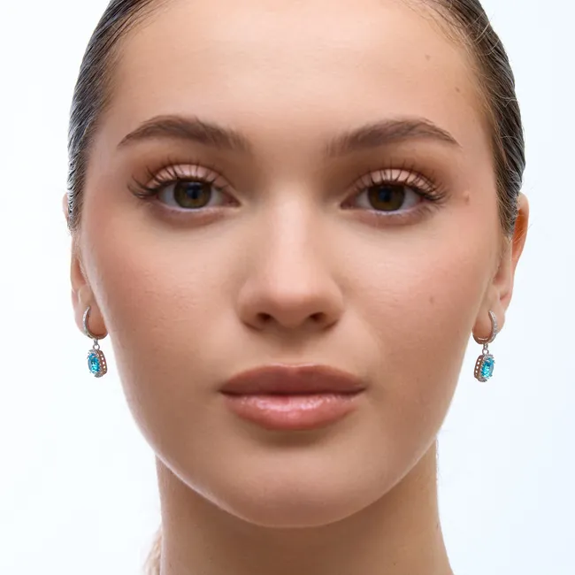 Срібні сережки Смарагд   зображення 10