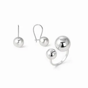 Срібний набір Кульки 