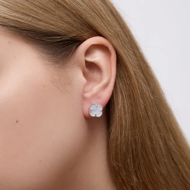 Срібні сережки Конюшина   зображення 6