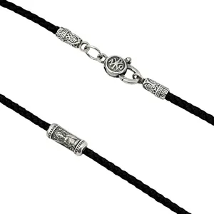 Шовковий шнурок з срібними вставками Архангел Михаїл  зображення 2