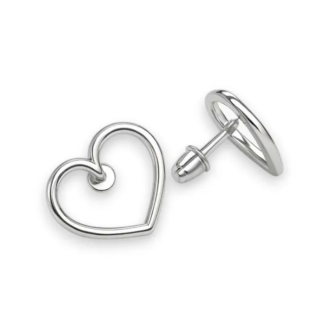 Срібні сережки  Серденька    