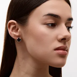 Срібні сережки Конюшина   зображення 8