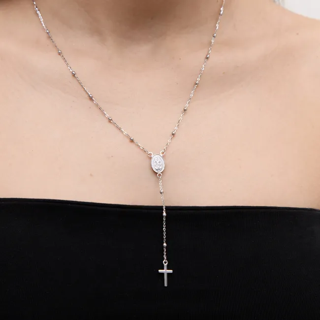 Срібне кольє Вервиця  зображення 3