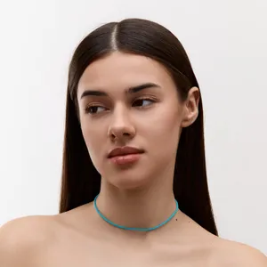 Silk cord with silver clasp Milan  зображення 14