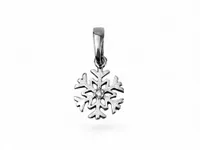 Silver Pendant Snowflake