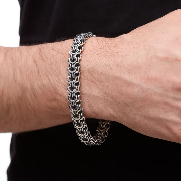 Срібний браслет Рамзес 