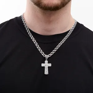 Срібний хрестик Дужість   зображення 3