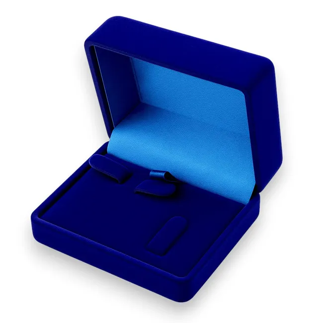 Футляр синій під сережки та каблучку   зображення 2