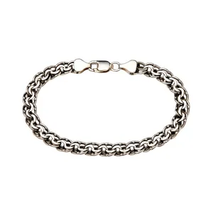 Срібний браслет Грецький Бісмарк