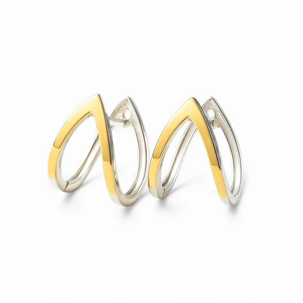 Срібні сережки Амалія 