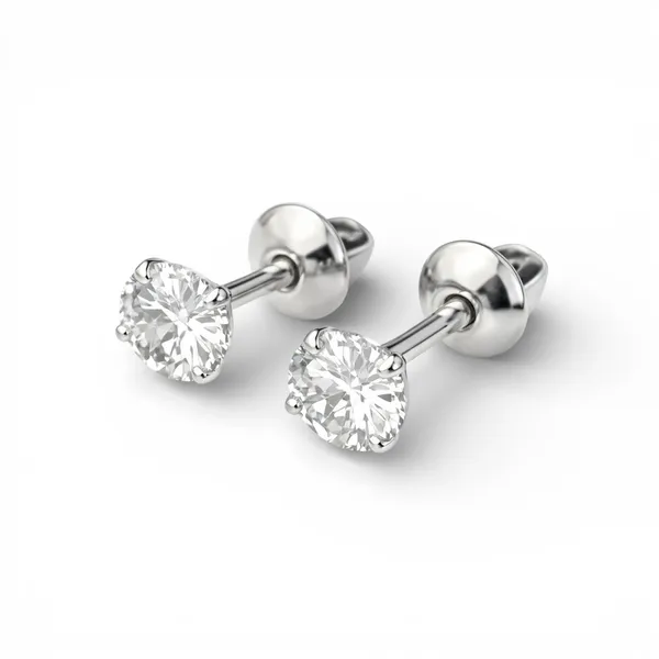 Срібні Сережки Кристалики