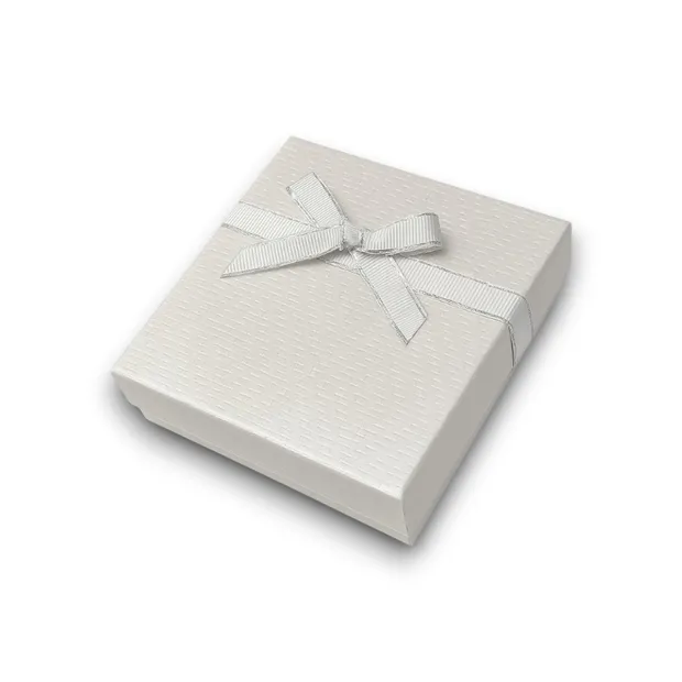 Square box for a set of jewelry