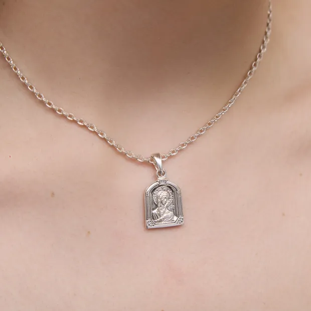 Срібний набір Божа Мати та Струмок