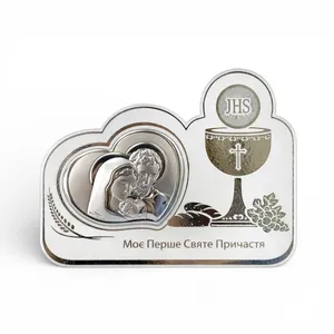 Серебряная икона Первое Причастие 