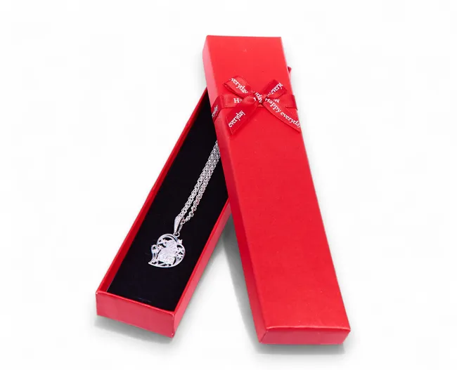 Срібний набір Божа Матір та подарункове пакування 