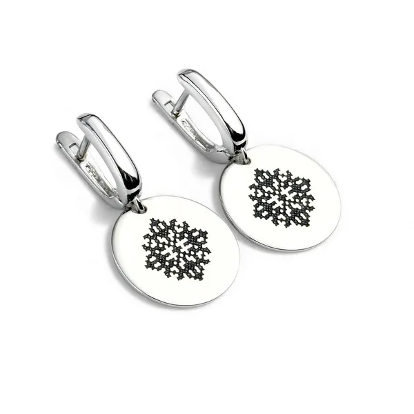 Срібні сережки Монети 