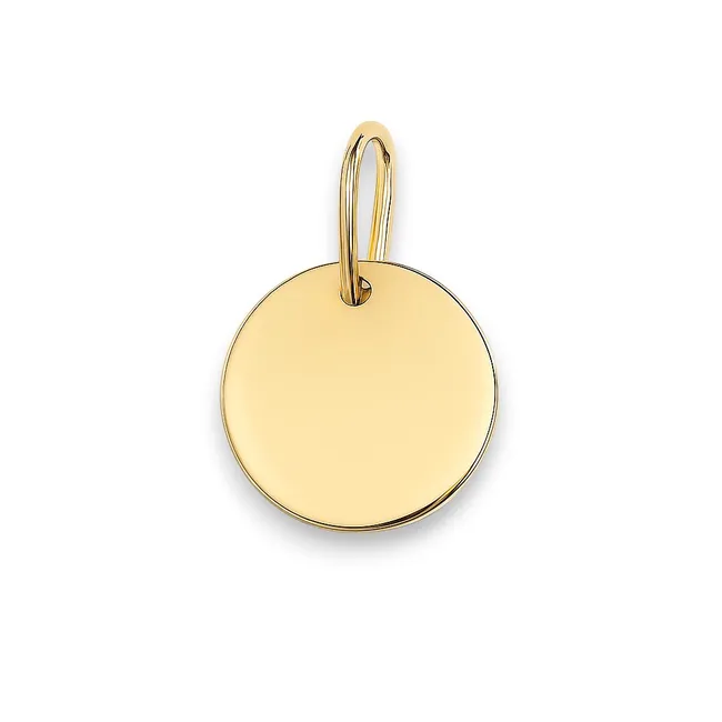 Silver padviska for engraving Coin with gilding 