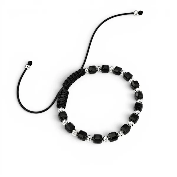 Срібний браслет з камінцями Енергія Життя  