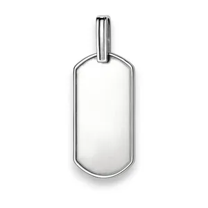 Silver Pendant for Engraving Medallion 
