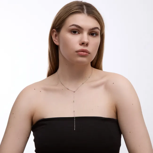 Срібне Кольє Кульки  зображення 2