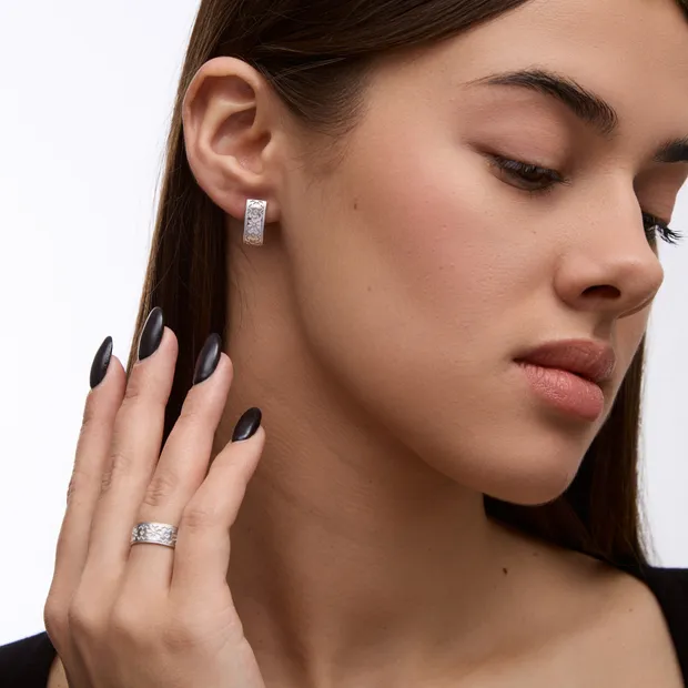 Срібний набір Орнамент