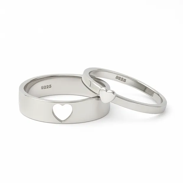 Серебряное Кольцо Heart