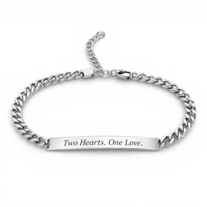 Серебряный браслет панцирный с пластиной 