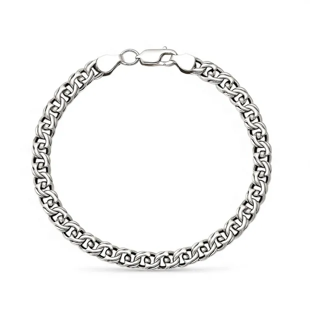 Срібний браслет Класичний Бісмарк 