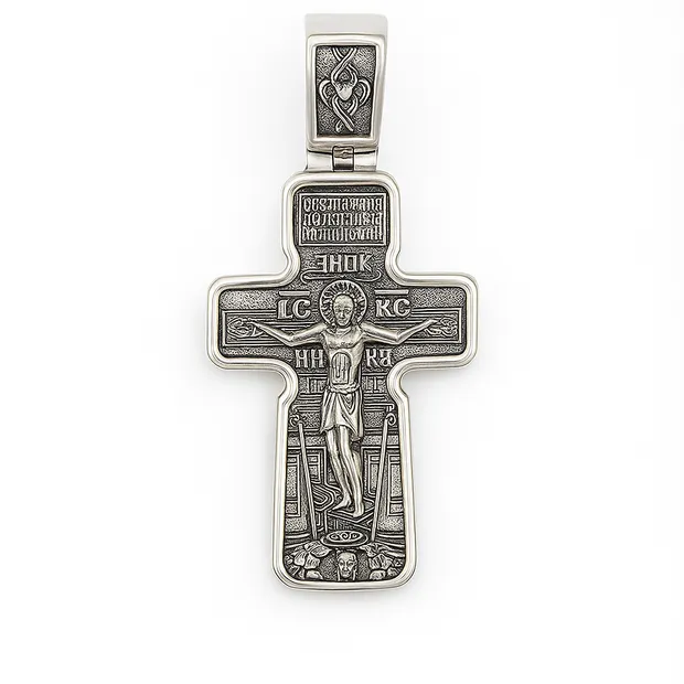 Silver Cross Archangel Michael
