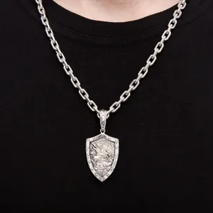 Срібна підвіска Щит Георгій Змієборець, ланцюжок Якір та Коробка під набір "Happy everyday"  зображення 3