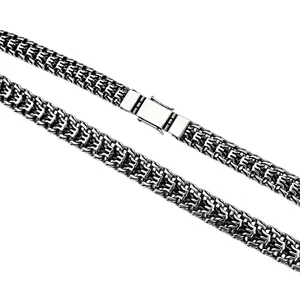 Срібний ланцюжок Тризуб з коробкою