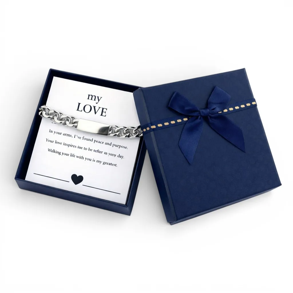 Срібний набір Техас та листівка для коханого  