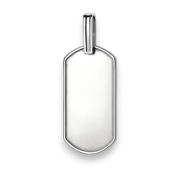 Silver Pendant for Engraving Medallion