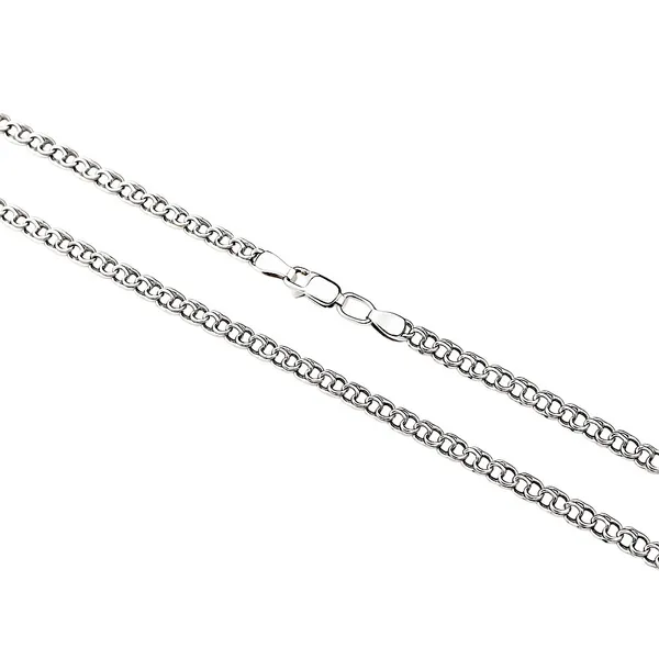 Срібний ланцюжок Плоский Бісмарк 