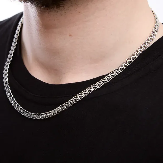 Срібний ланцюжок Грецький бісмарк 